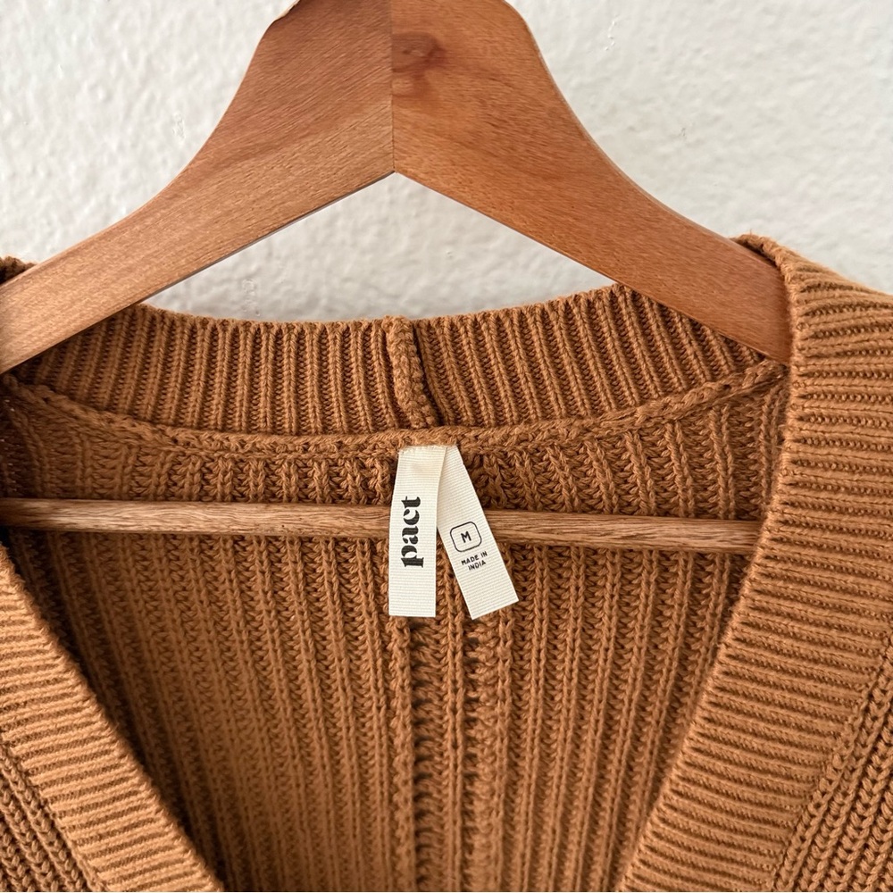 Pact NWOT Luxe Knit Cropped Cardigan - Picture 3 of 5